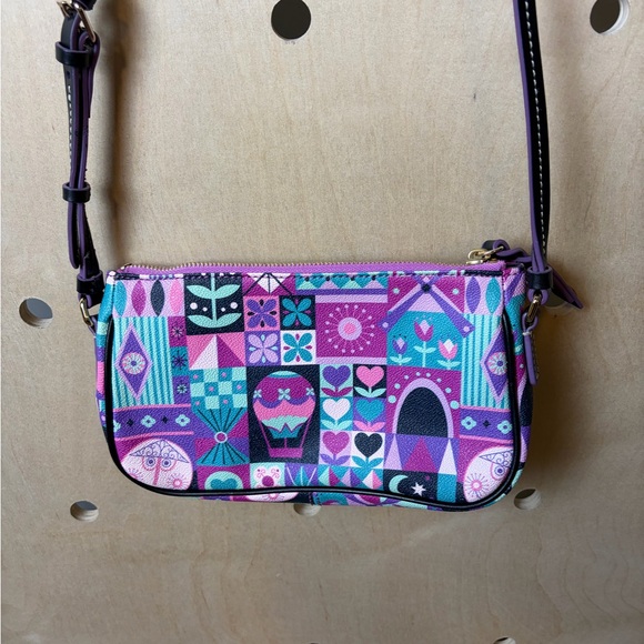 Authentic DisneyParks "It's a Small World" Crossbody; Dooney & Bourke - Picture 3 of 7